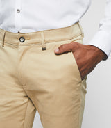 Pantalon chino slim beige "Panama" - IZAC