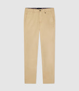 Schmal geschnittene Chinohose in beige "Panama".