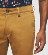 Pantalon chino slim camel "Panama"