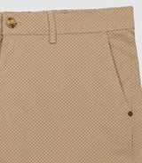 Pantalon slim imprimé beige PERLINEOUT - IZAC