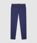 Perline" navy slim-fit pants