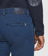 Perrebi" slim-fit blue pants