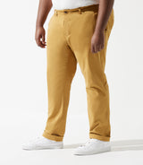 Pantalon en coton stretch camel PACHELORBT - IZAC