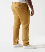 Pantalon en coton stretch camel PACHELORBT - IZAC