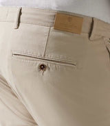 Pantalon en coton stretch beige PACHELORBT - IZAC