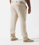 Pantalon en coton stretch beige PACHELORBT - IZAC