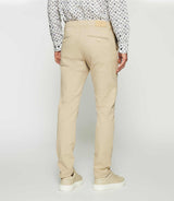 Pantalon casual slim beige mastic PACHELOR - IZAC