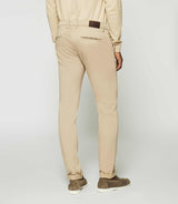 Pantalon chino slim beige mastic PANAMA - IZAC