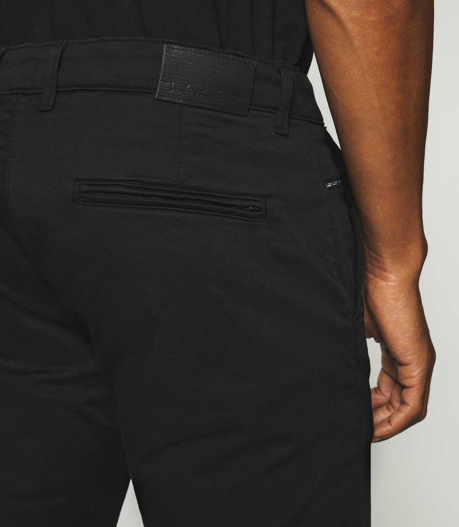 PANAMA black slim fit chino pants