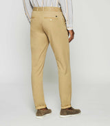 Pantalon slim à imprimé beige PEPS IZAC