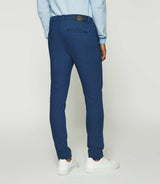 Pantalon slack bleu PERREBI IZAC