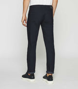 Pantalon slim 5 poches urbain marine