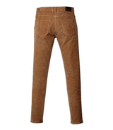 Casino" camel velvet pants