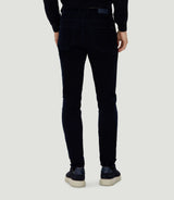 Casino" navy velvet pants