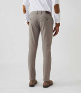 Macao" casual chino pants in taupe