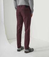 Pantalon casual bordeaux "Memoire" - IZAC