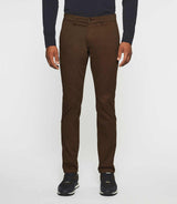 Pantalon chino slim marron VALOR - IZAC