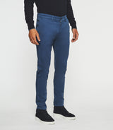 Pantalon chino slim bleu VANAMA - IZAC