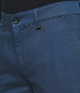 Pantalon chino slim bleu VANAMA - IZAC