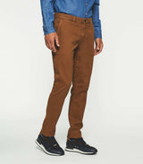 Pantalon slack slim camel VITAMINE - IZAC