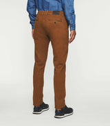 Pantalon slack slim camel VITAMINE - IZAC