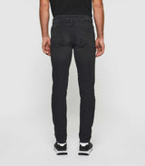 Jean super slim en molleton noir "Toupie"