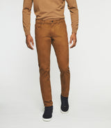 Jean slim 5 poches camel ELEGANCE - IZAC