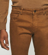 5 pocket slim fit jeans in camel ELEGANCE