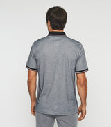 Guyotout" black short sleeve polo