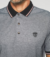 Kurzärmeliges Poloshirt schwarz "Guyot".