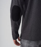 Darko" long sleeve polo shirt anthracite