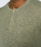 Dietter" khaki tunic neck sweater