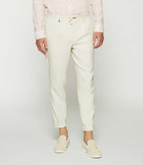 Pantalon ville en lin beige BALICIO - IZAC