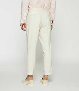 Pantalon ville en lin beige BALICIO IZAC