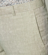 Pants in khaki linen BCELESTE