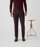 Gveloute" burgundy city pants