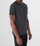 T-shirt manches courtes avec logo gris anthracite "Hector"