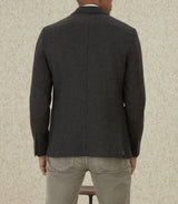 Schokoladenbraune Tweed-Jacke "Ilargo