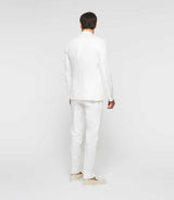 Cielob" separable jacket in white linen