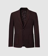 Veloute" burgundy separable city jacket