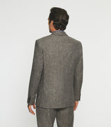 Veste ville en tweed marron SABLE - IZAC