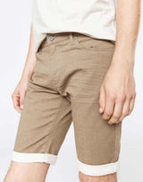 Bermuda slim denim beige - IZAC