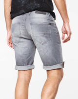 Bermuda slim en jean gris clairIZAC