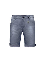 Bermuda slim en jean gris clair - IZAC