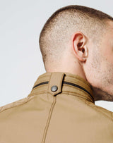 Beige Multi-Pocket Parka