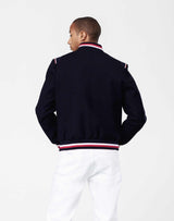 Blouson lainage marine - IZAC