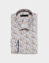 Chemise slim micro motif - IZAC