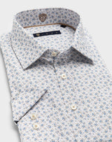 Chemise coton micro motif "Lampe" - IZAC