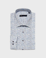 Chemise imprimée micro motif "Lanzio" - IZAC