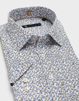 Slim fit shirt with flowers